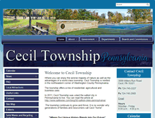 Tablet Screenshot of ceciltownship-pa.gov